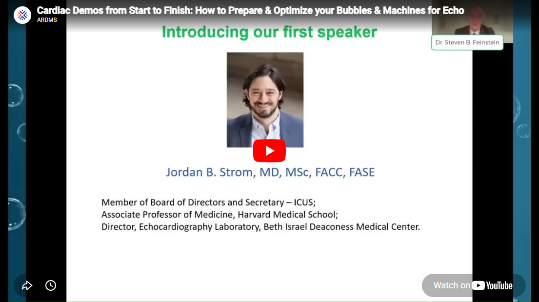 screenshot from the cardiac demonstrations webinar
